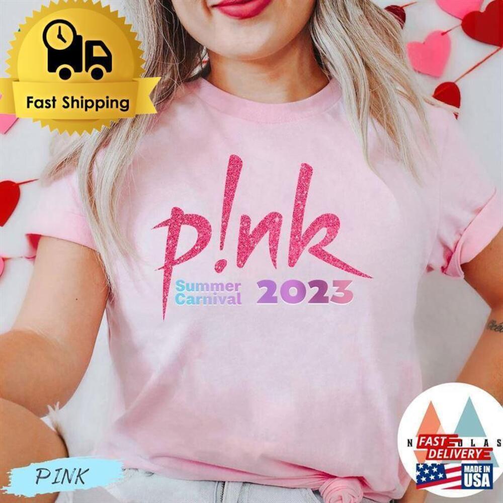 Pnk Singer Summer Carnival Tour T-Shirt 2 Sides Shirt Festival Tshirt Unisex